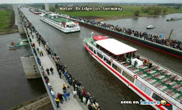 Podul de apa, in Germania