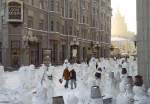 Iarna: Cum isi mai omoara oamenii timpul
la Moscova