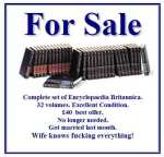 Encyclopaedia Britannica. For Sale