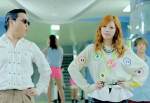 Cei doi protagonisti principali din
videoclipul K-pop Gangnam Style, PSY si
Hyuna