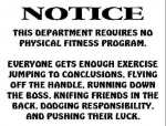 Department Physical Fitness Program
