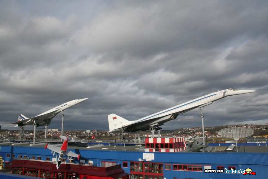 Muzeul Sinsheim: supersonice Concorde,
la sol