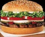 A aparut sandwich Burger King pt
stangaci, condimentele rotite la 180 de
grade