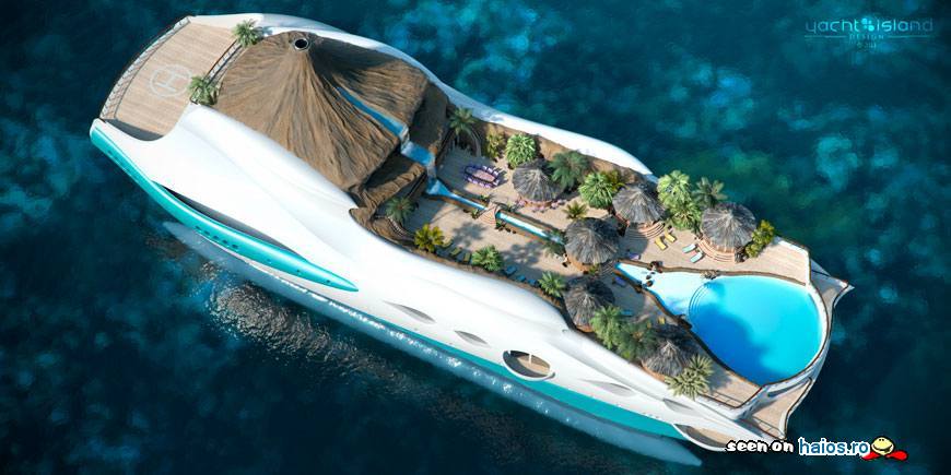 Vapor de vis sau insula mobila de lux
pentru miliardari?